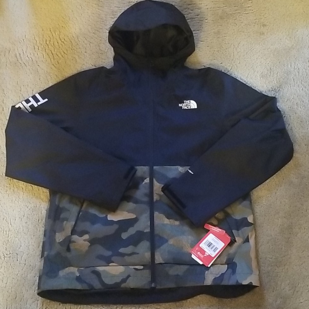 New the north face camo millerton jacket size L
